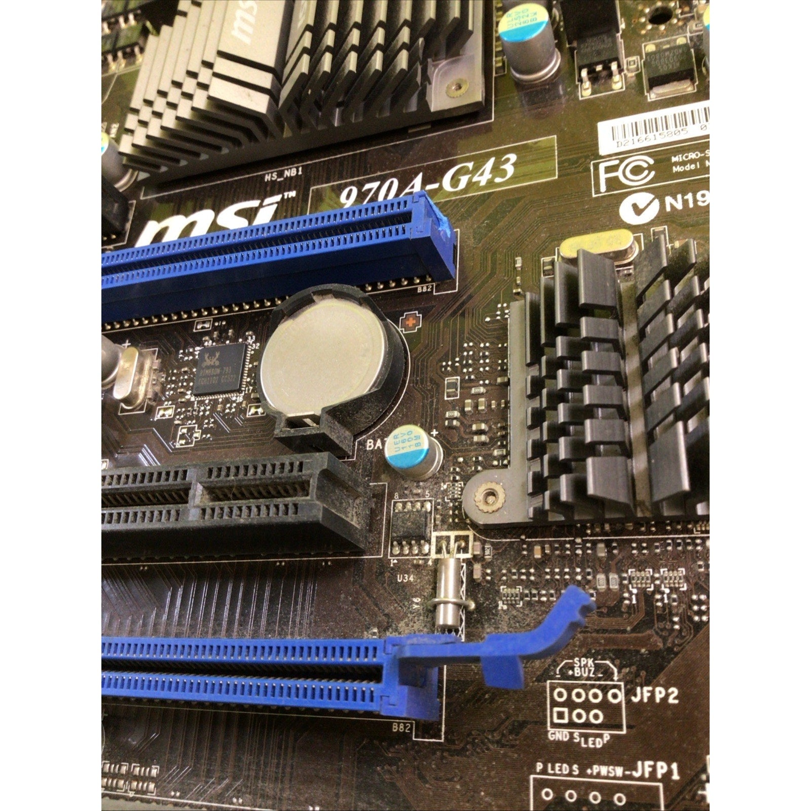 MSI 970A-G43 ATX Motherboard Socket AM3/AM3+ AMD 970 DDR3 USB3.0
