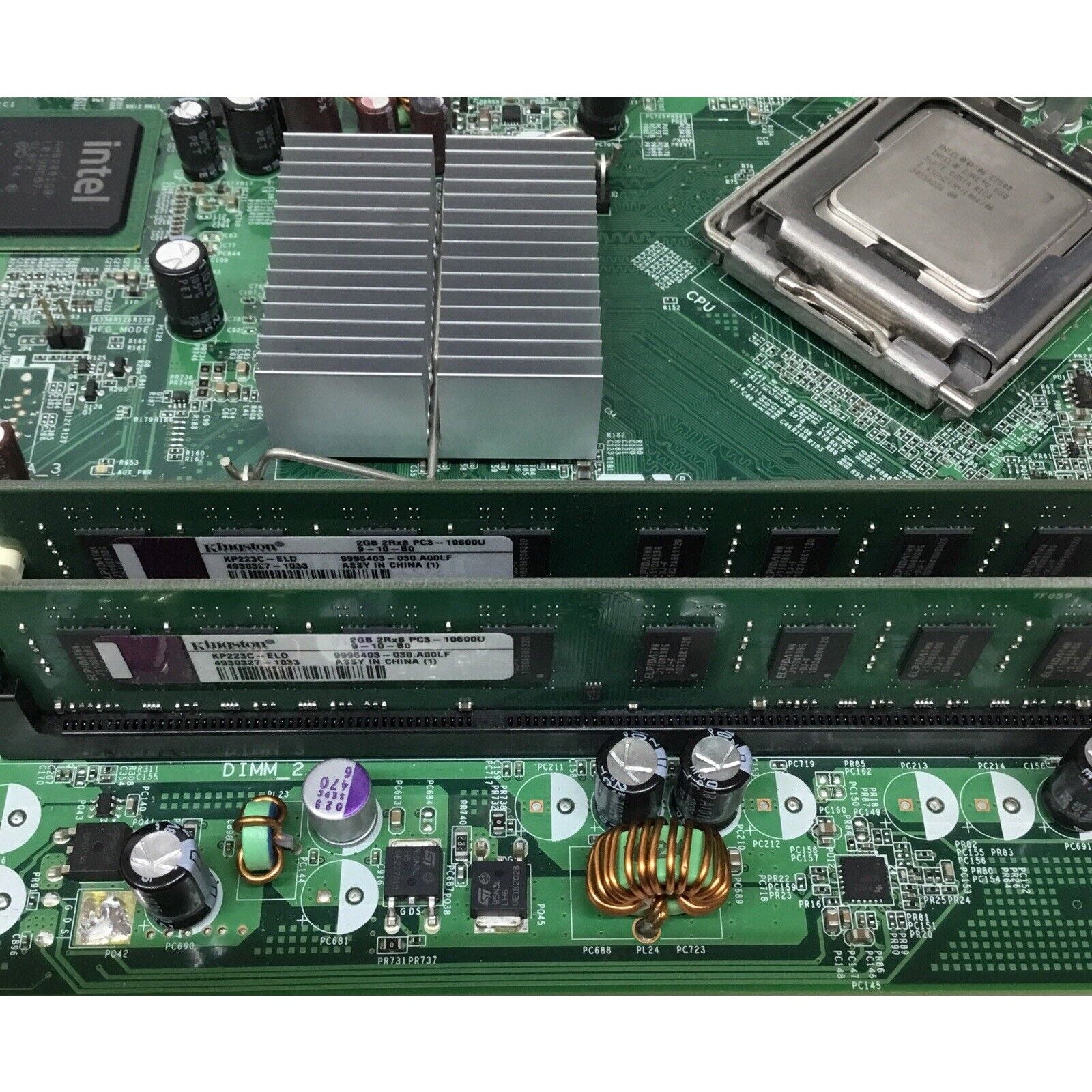 Genuine Dell Optiplex 380 SFF System Motherboard 1TKCC 01TKCC W/ CPU & Ram