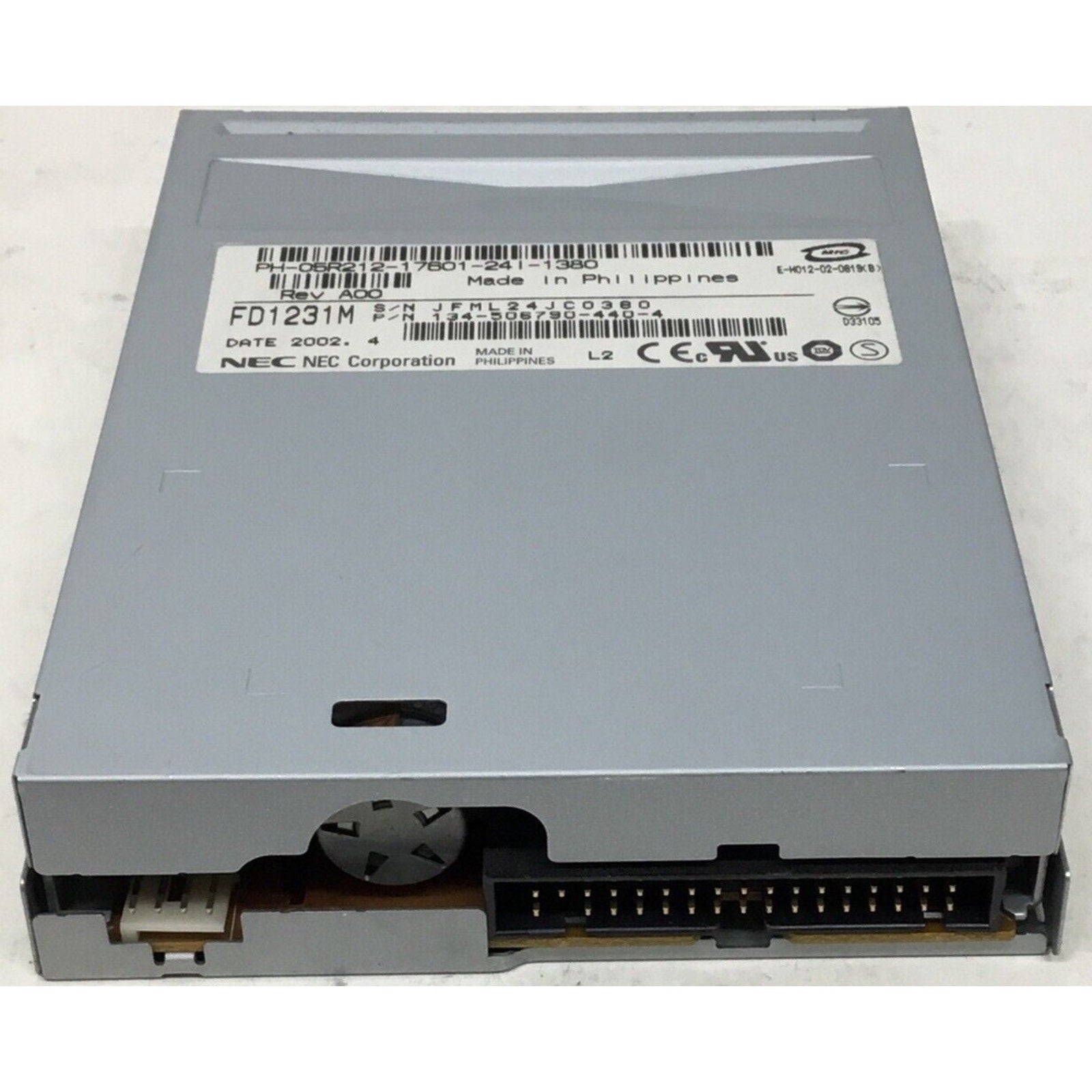 Dell 5R212 W7374 NEC FD1231M Internal 3.5" Floppy Drive
