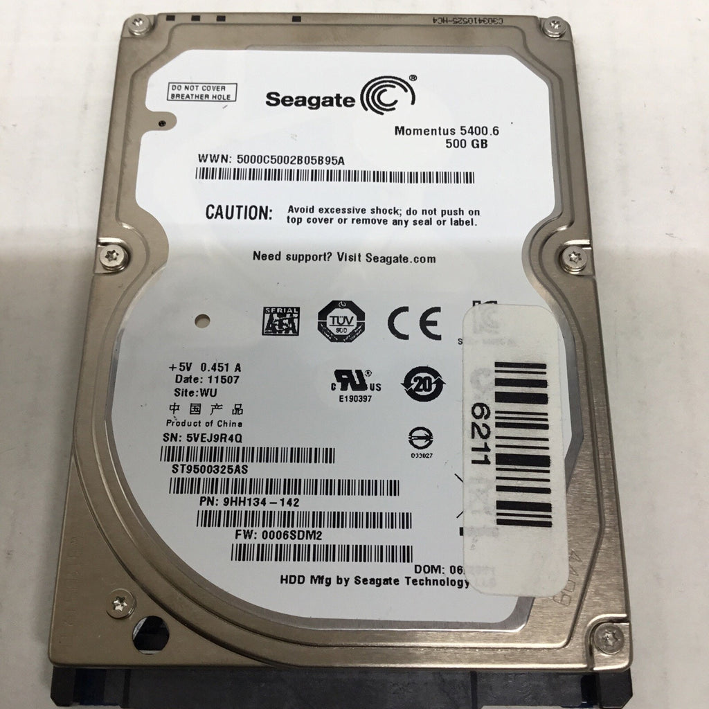 Seagate 9HH134-142 Laptop SATA Hard Drive 500GB