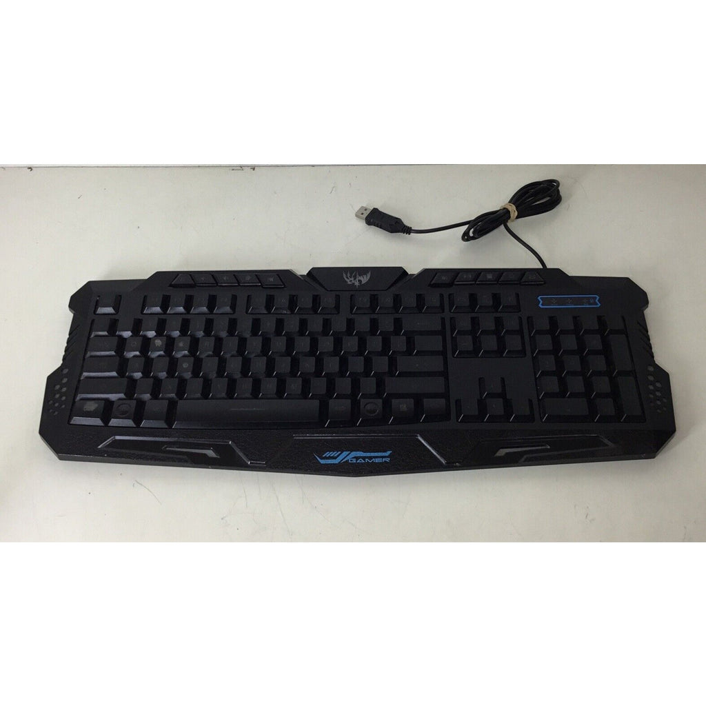 AULA Wired Gaming Keyboard Professional Gamer Be Fire Blue