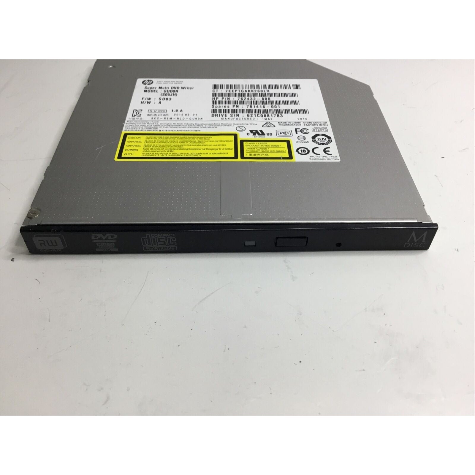 HP 600/800 G2/G3 Slim SATA Desktop DVD±RW Rewritable Drive 762432-800