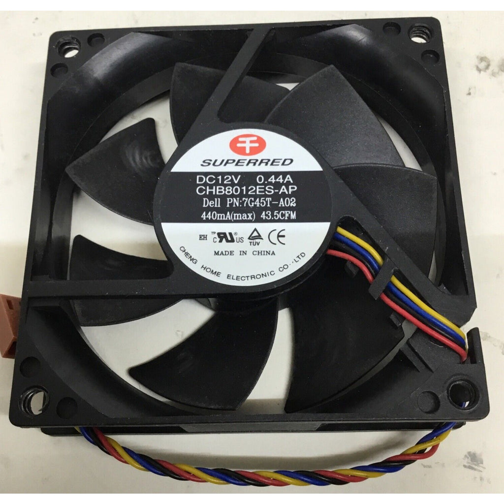 SUPERRED CHB8012ES-AP 7G45T-A02 12V 0.44 Cooling Case Fan