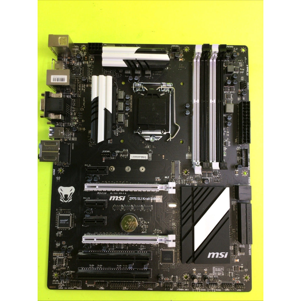 MSI Z97S SLI Krait-Edition Motherboard FOR PARTS or REPAIR