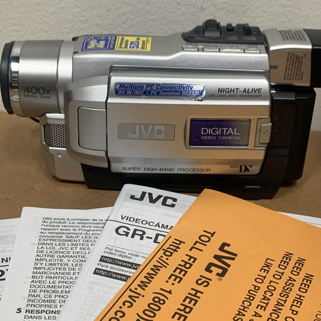JVC GR-DVL210U Mini DV Digital Video Camera - As-Is/Unknown - No Power Cable