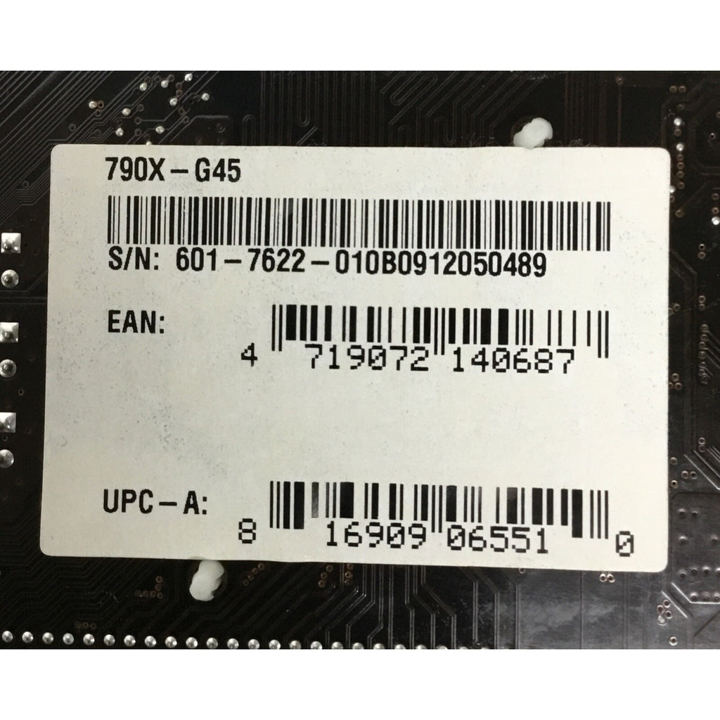 MSI ATX Motherboard 790X-G45 MS-7622 W/ AMD Phenom II & IO Shield