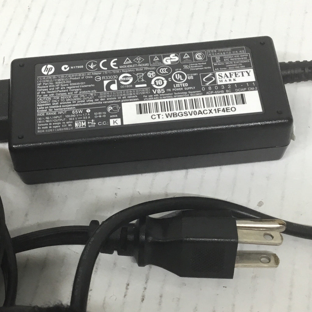 HP 608425-003 19.5V 3.33A 65W Genuine Original AC Power Adapter Charger