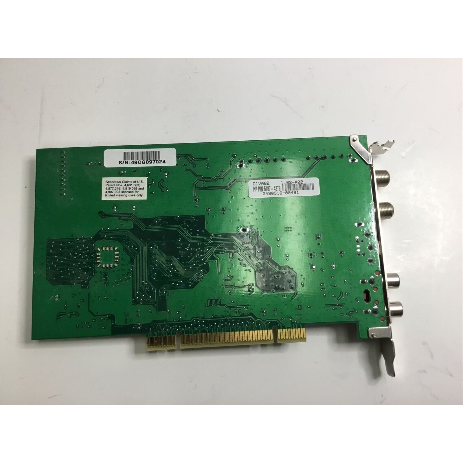 HP 5187-4378 Asus PVR-416 TV FM Tuner Card PCI
