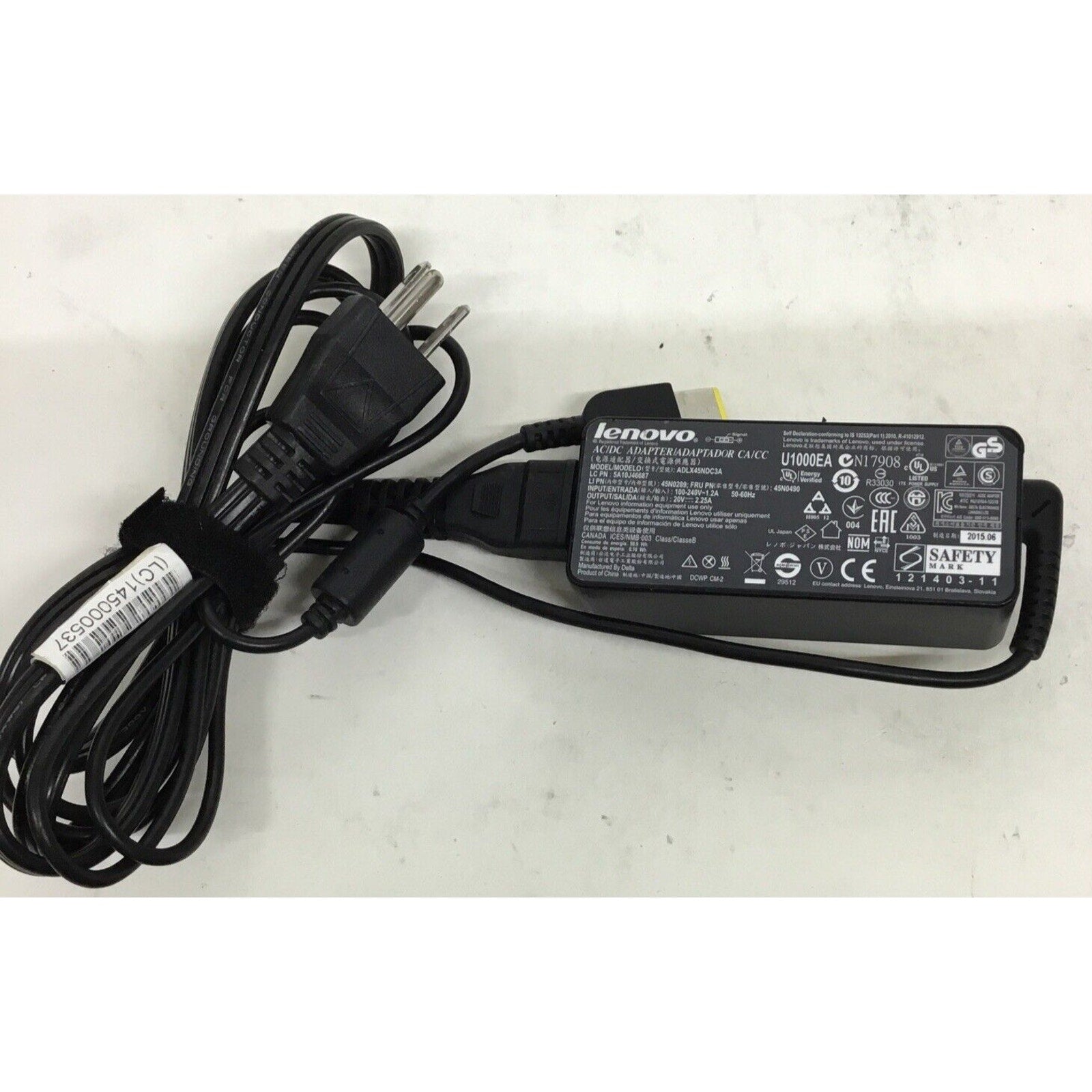 LENOVO ADLX45NDC3A 20V 2.25A 45W Genuine Original AC Power Adapter Charger