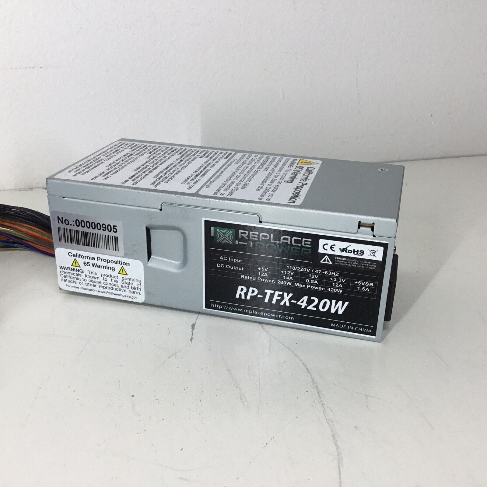 RP-TFX-420W Power Supply for Lenovo Dell with 24 Pin