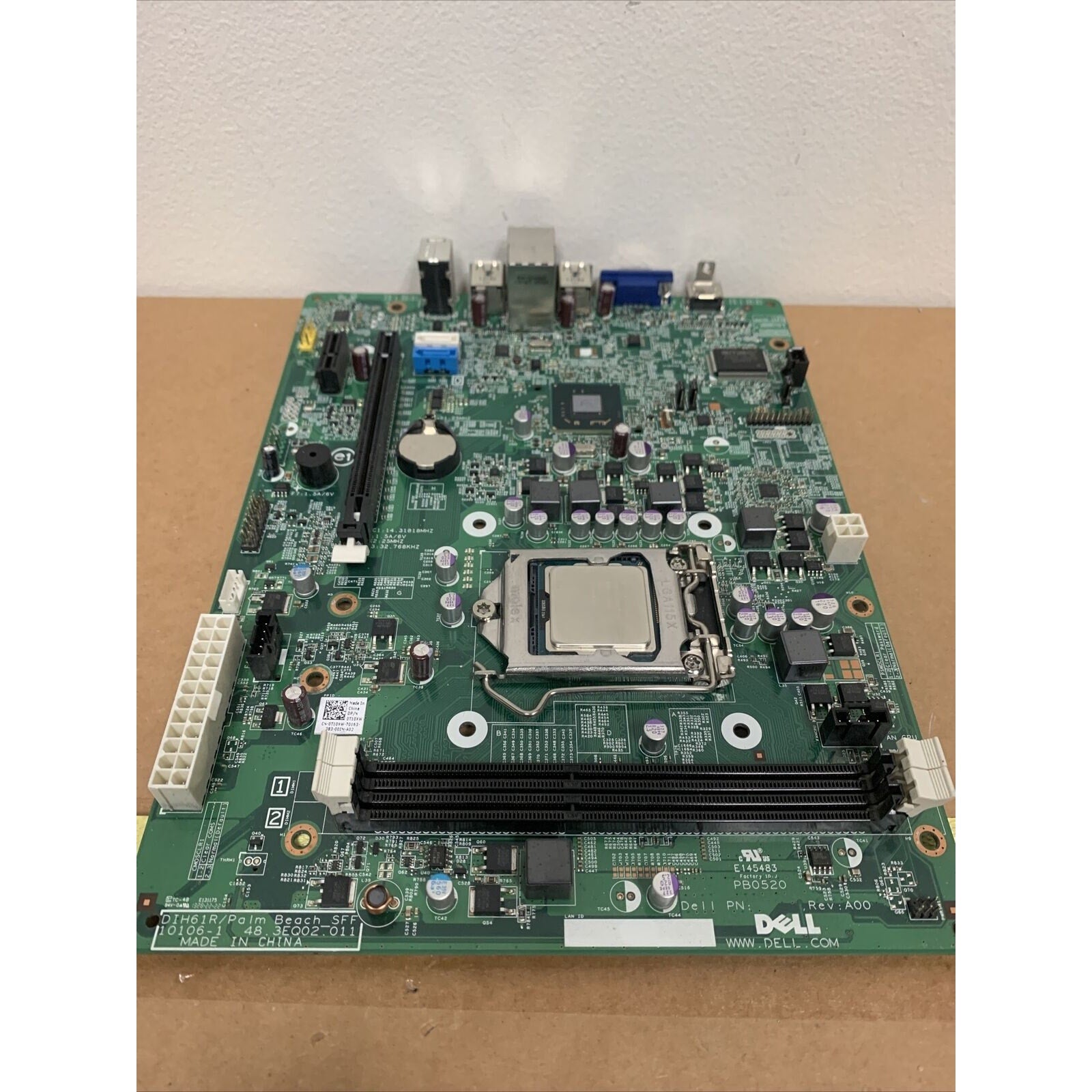 Dell Optiplex 3010 SFF LGA1155 Motherboard 0T10XW T10XW With Intel I3-3220 CPU