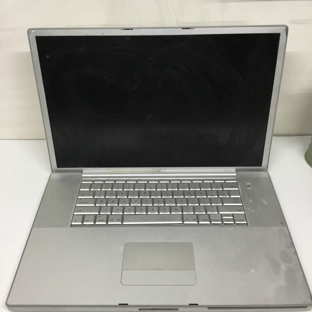 Vintage Retro Apple PowerBook G4 Titanium 17.3" Laptop - Untested A1085