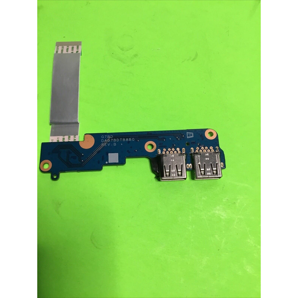 HP Pavilion 15.6” 15-cs3153cl OEM Laptop Dual USB Port Board w/Cable DAG7BDTB8B0