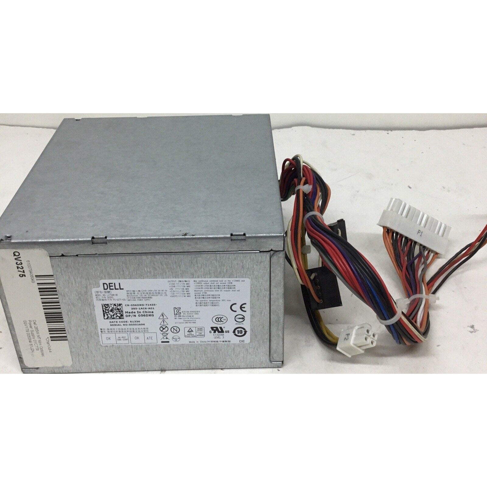 Dell Optiplex 3010 7010 9010 MT Mini Tower 275w Power Supply 56DXG L275M-00