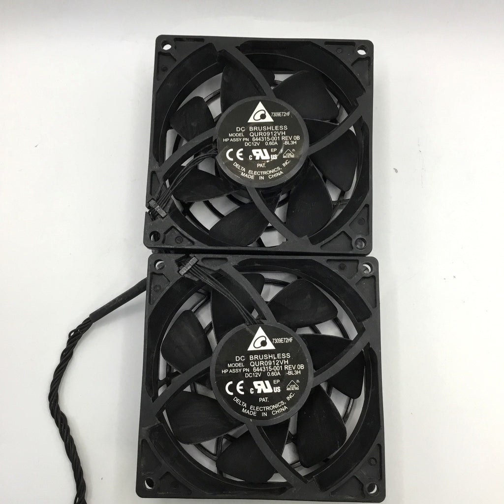 HP Z620 Z640 Z820 Z840 Nidec Delta Rear Dual 80mm 12VDC Fan 644315-001