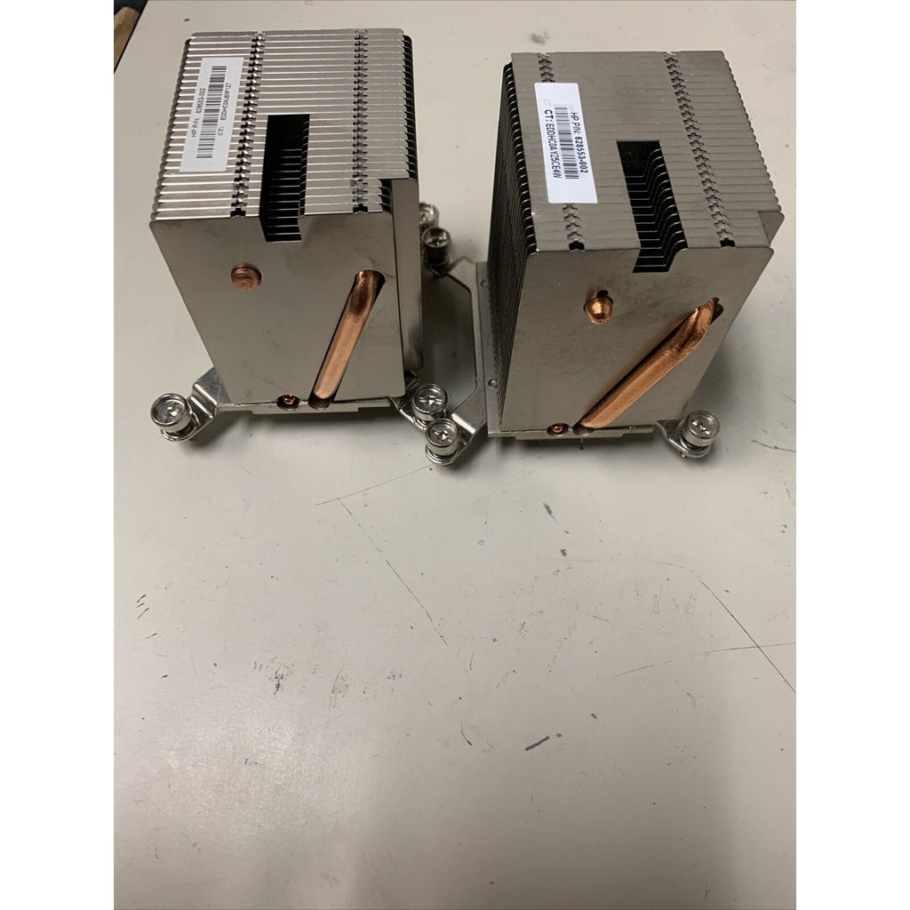 Lot of 2 - HP Compaq 6300 Pro SFF Desktop LGA1155 CPU Heatsink - 628553-002