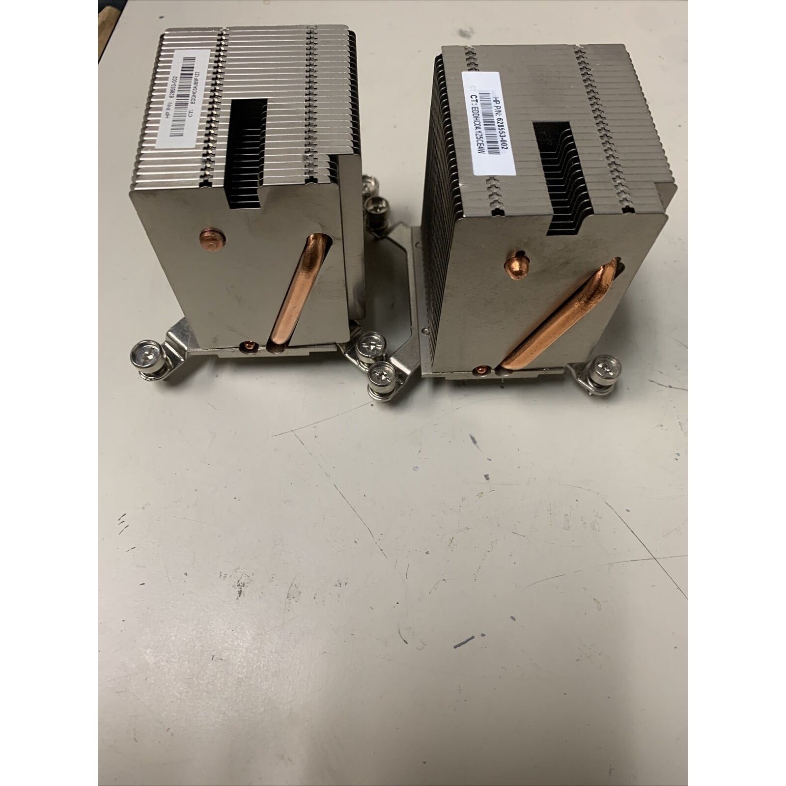 Lot of 2 - HP Compaq 6300 Pro SFF Desktop LGA1155 CPU Heatsink - 628553-002