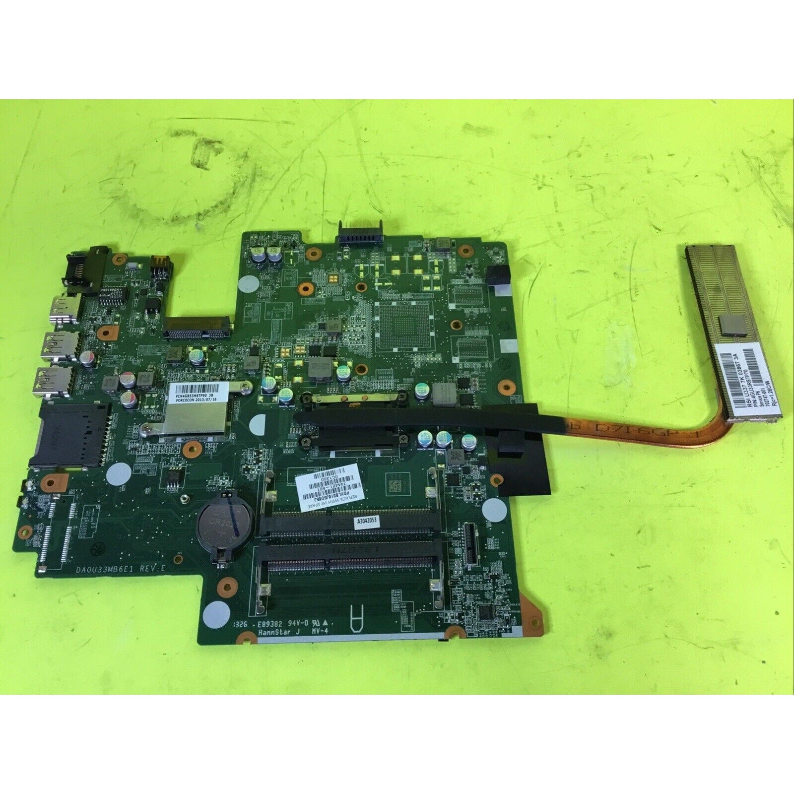 HP Pavilion 14-b109wm 14" Genuine Laptop Intel 877 1.4GHz Motherboard 744421-501