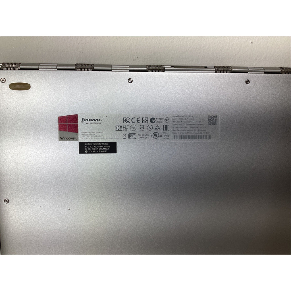 Lenovo Yoga 3 Pro-1370 Laptop 8GB RAM 256GB Intel Core M - For Parts (Read)