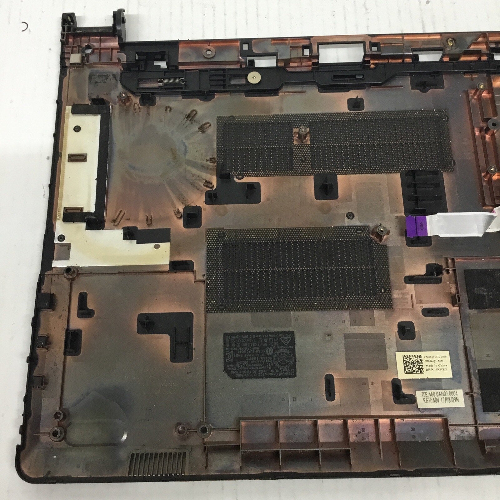 OEM Dell Inspiron 15-3000 3567 3565 3561 Black Bottom Case Cover 0X3VRG X3VRG US