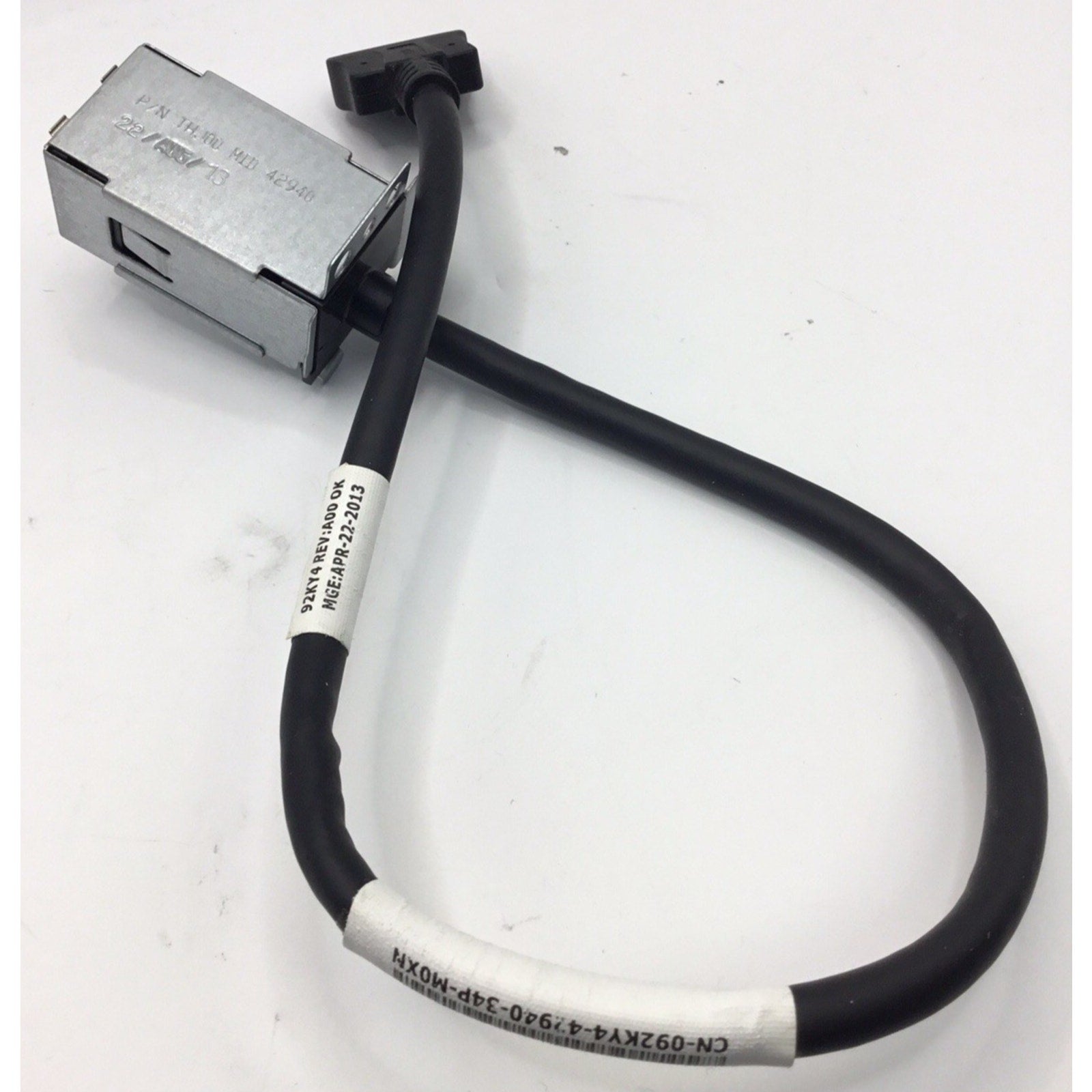 Dell XPS 8500 8700 19-Pin Front USB 3.0 Port I/O Panel Cable 92KY4