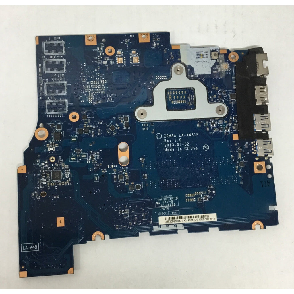 For Parts Toshiba Satellite E45t Intel i5-4200U 1.6GHz Motherboard LA-A481P