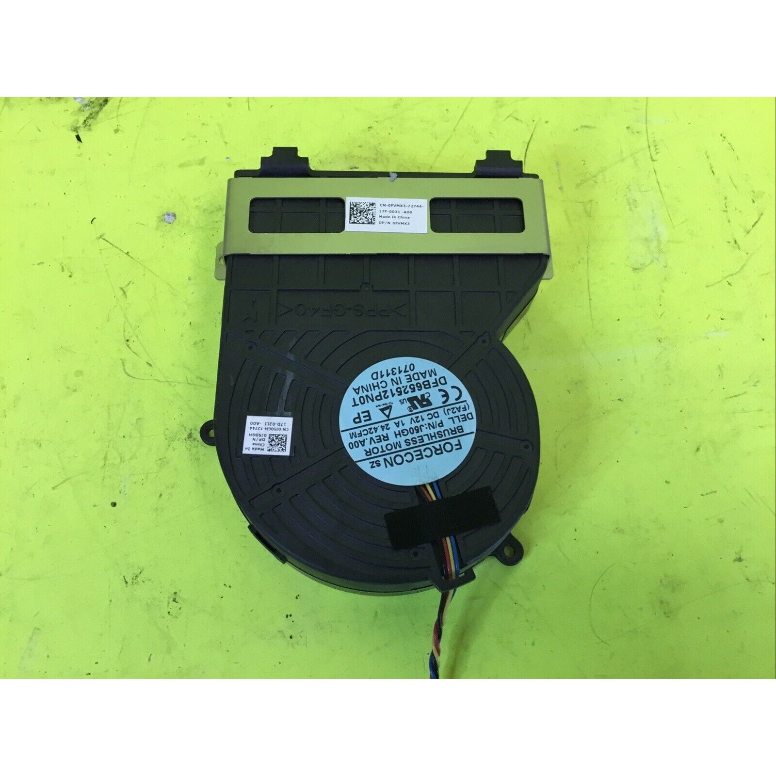 Dell Optiplex 390 790 990 3010 7010 9010 SFF Fan W/O Heatsink 0J50GH 0637NC