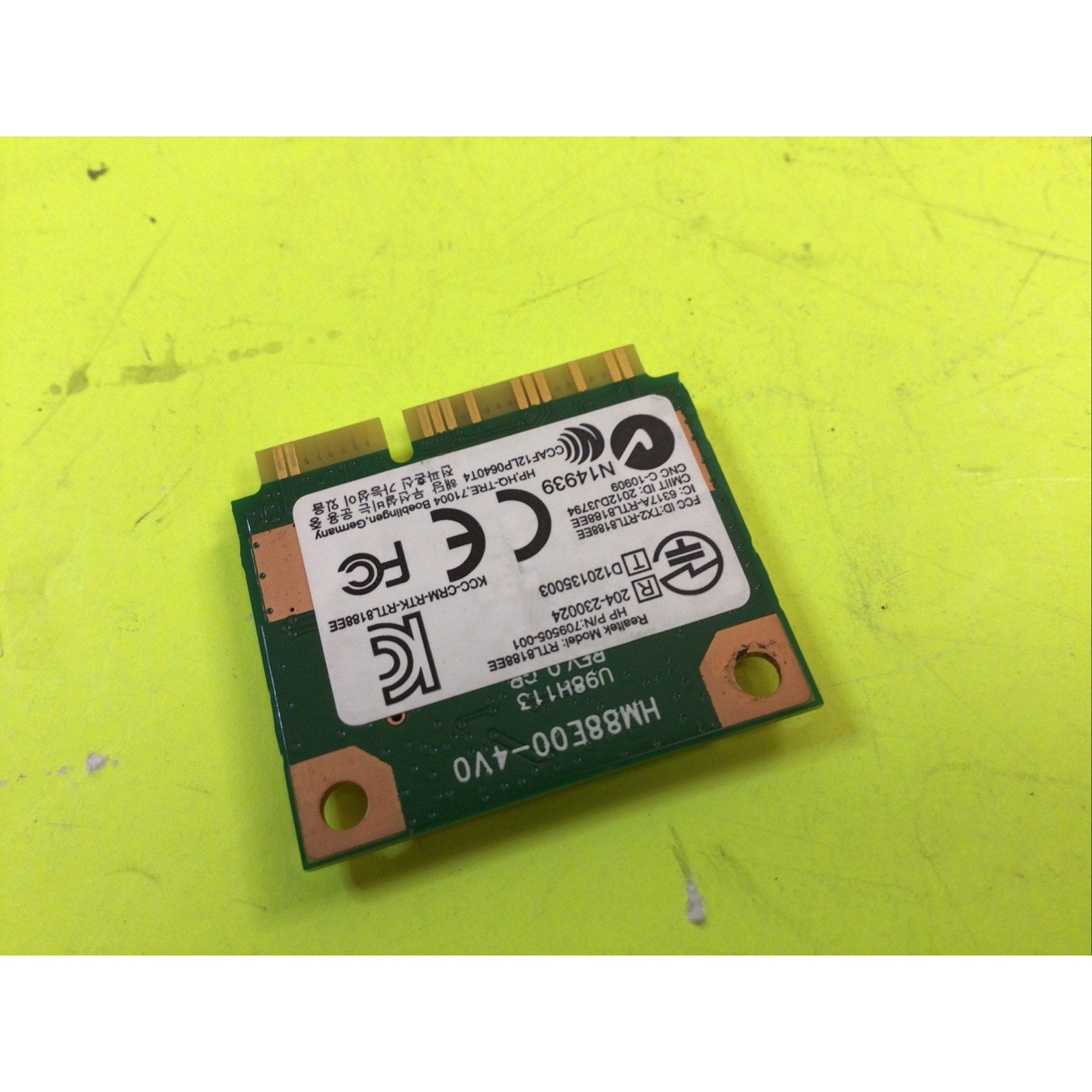 HP Pavilion 15-f033wm WiFi Wireless Card U98H113.00 709505-001 709848-001