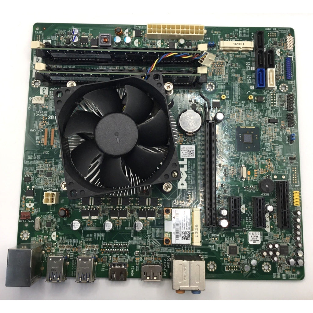 Dell XPS 8700 Motherboard w i7-4770 CPU 0KWVT8 + 8GB RAM DDR3 I/O Shield