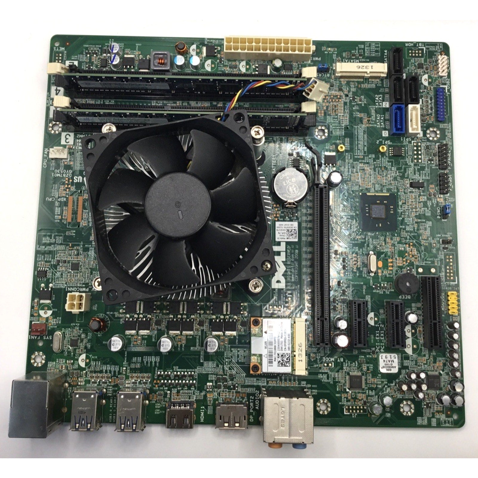 Dell XPS 8700 Motherboard w i7-4770 CPU 0KWVT8 + 8GB RAM DDR3 I/O Shield