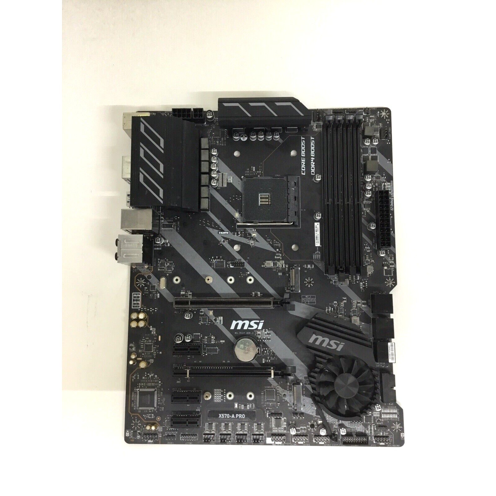 MSI X570-A PRO AM4 AMD X570 PCIe 4.0 USB3.2 Gen2 HDMI DDR4 ATX Motherboard
