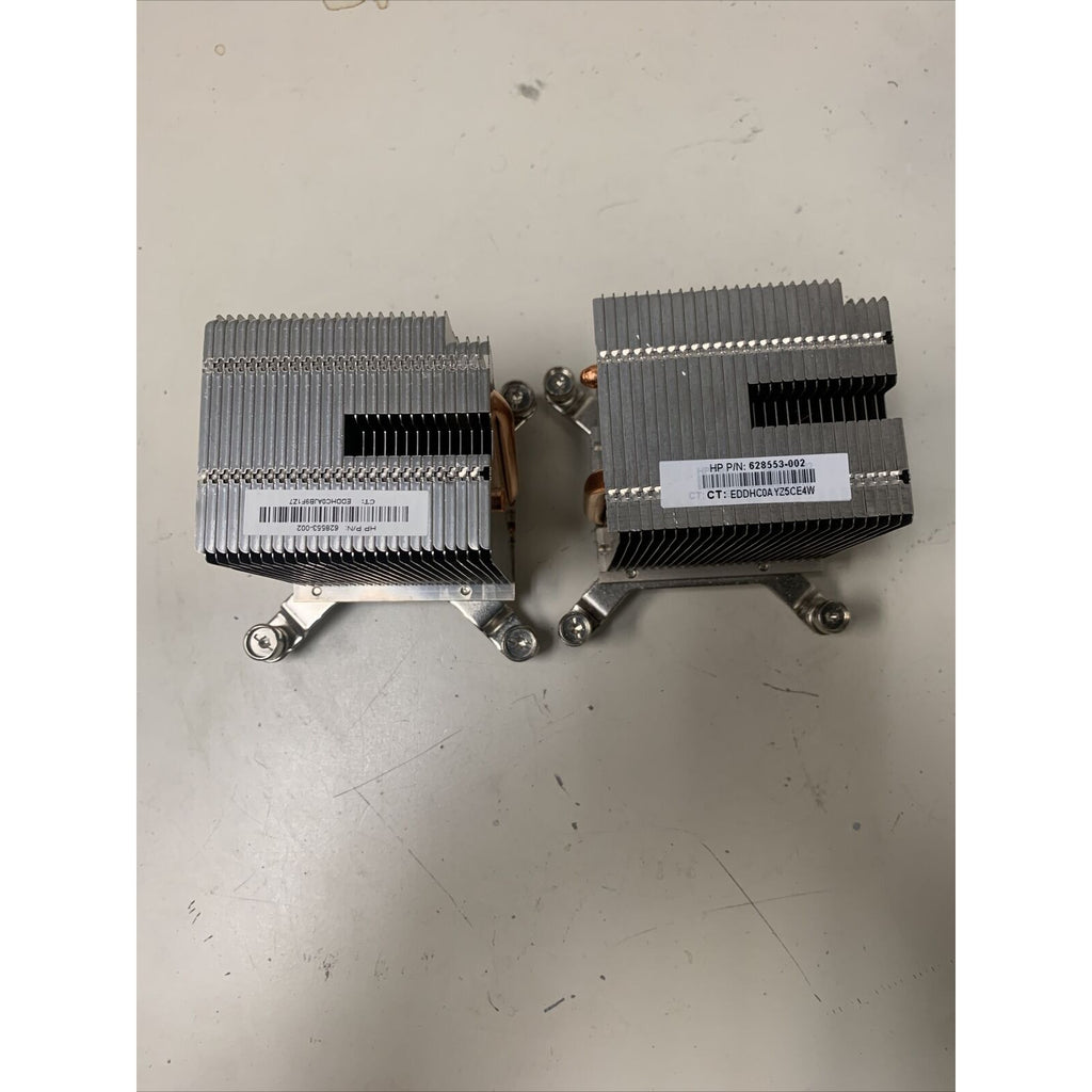 Lot of 2 - HP Compaq 6300 Pro SFF Desktop LGA1155 CPU Heatsink - 628553-002
