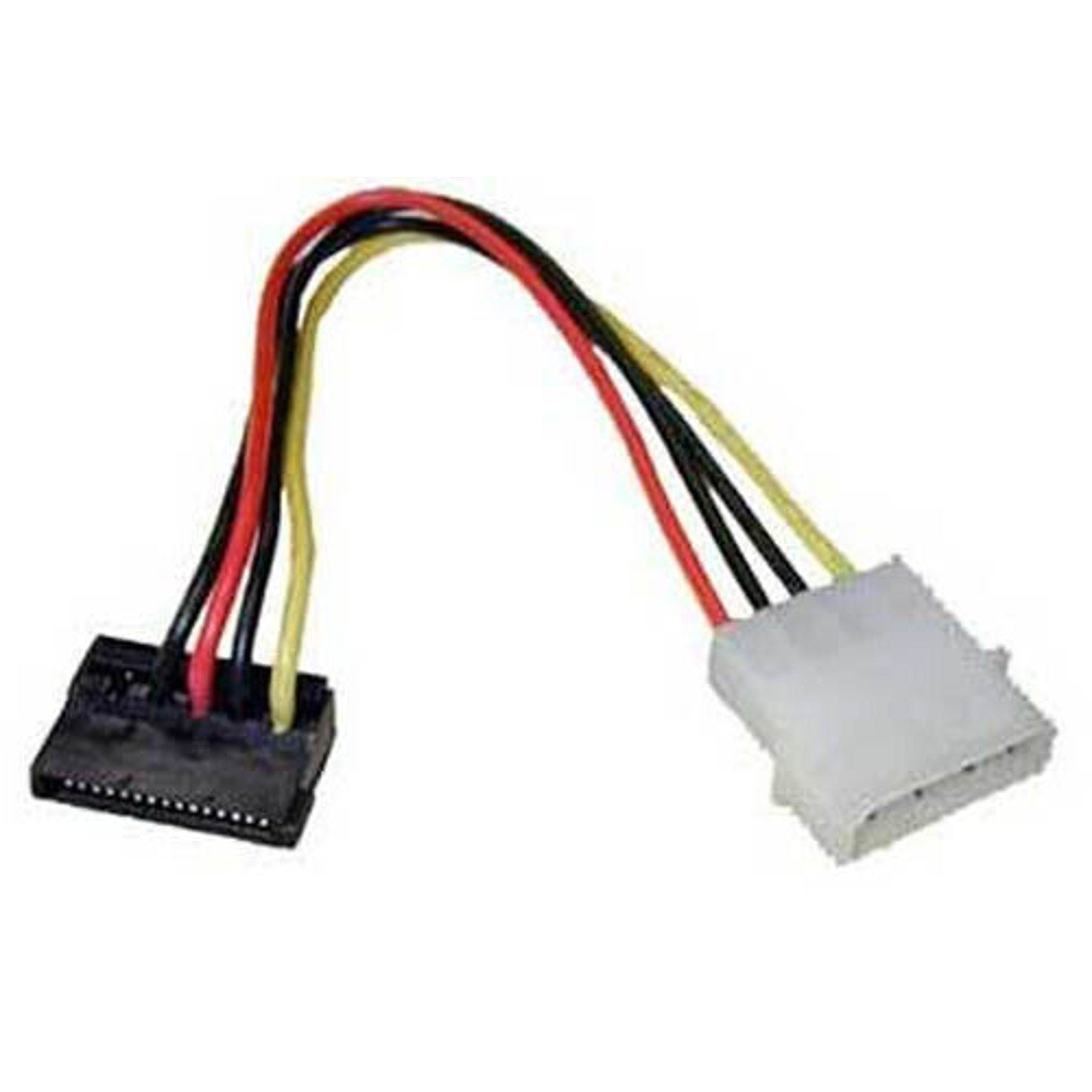 6-inch 4-Pin LP4 to Right Angle SATA Power PC Adapter