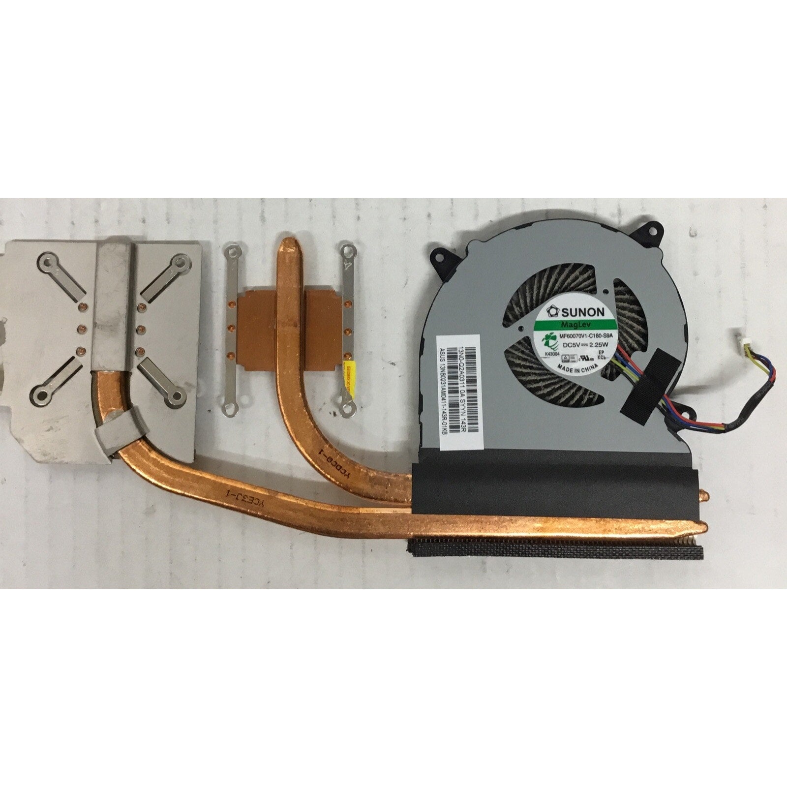 GENUINE ASUS Q550L SERIES 15.6" LAPTOP CPU COOLING FAN & HEATSINK 13NB0231AM0411