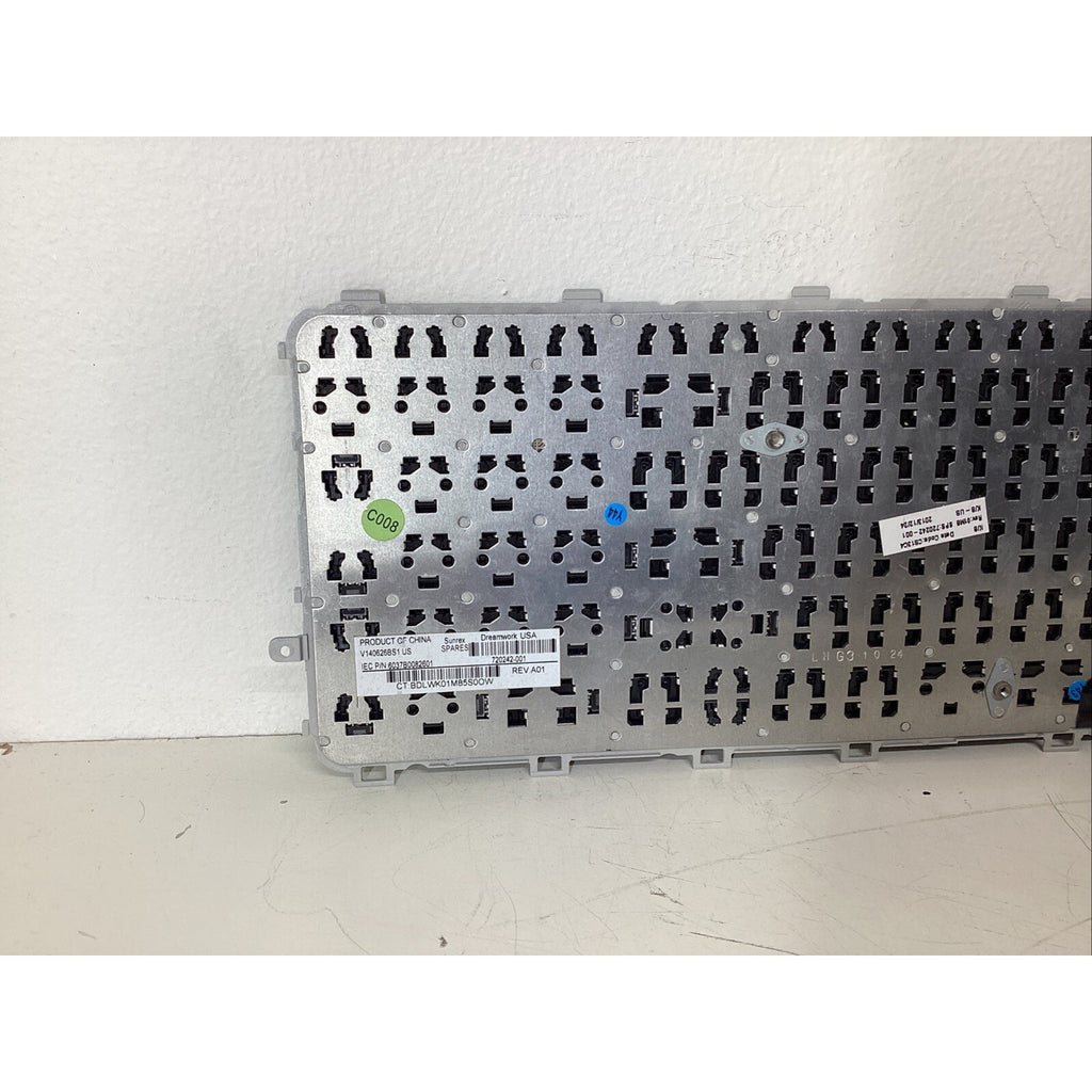 HP Keyboard w/ Silver Frame - 720242-001 REV.A01