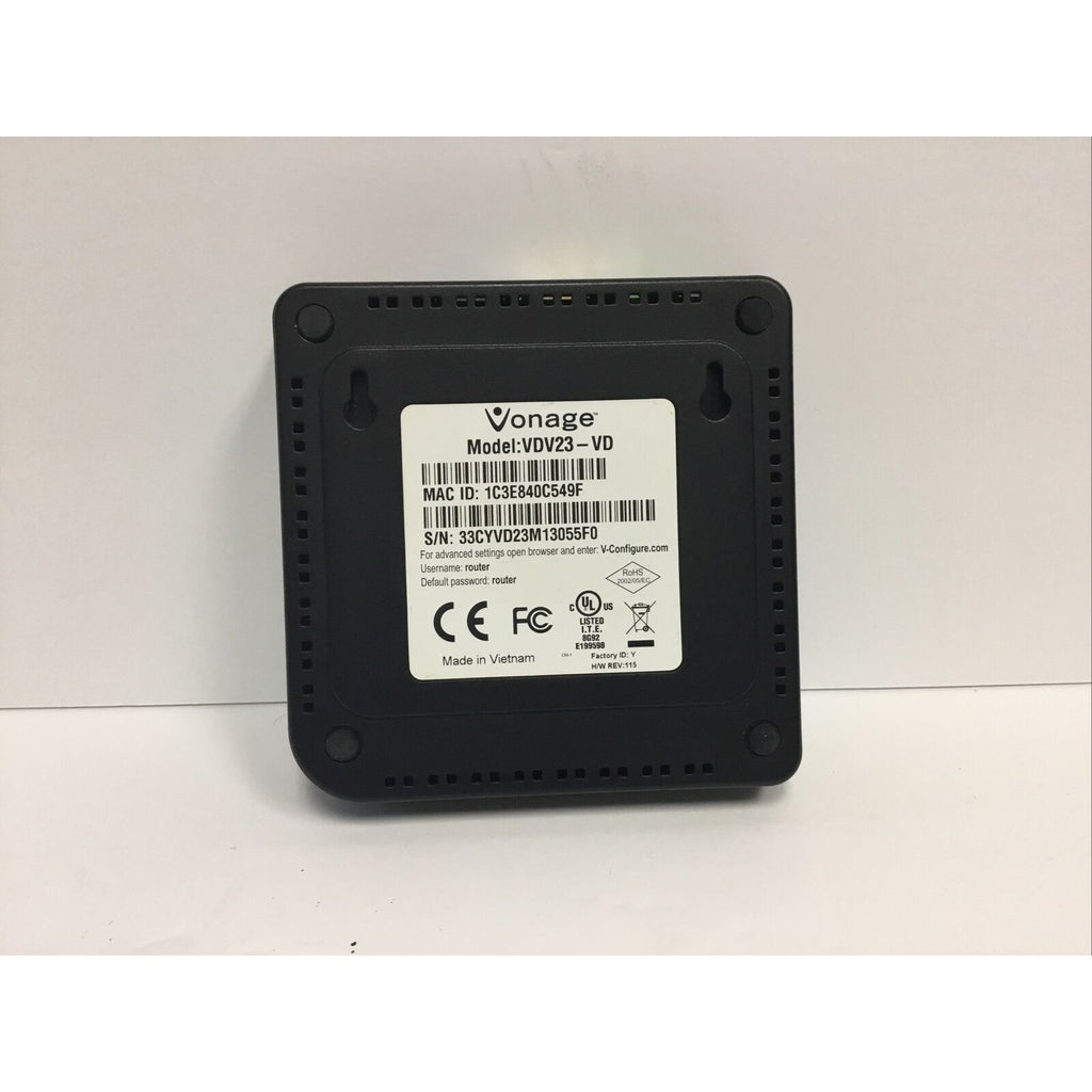 VONAGE VDV23-VD Digital Phone Service Adapter