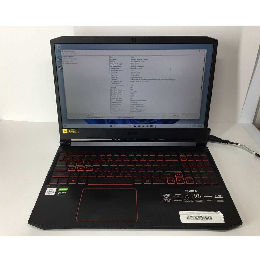 Acer Nitro 5 AN515-55-59KS 15.6'' (i5-10300H, 16GB RAM, 1650 Ti, 500GB SSD)