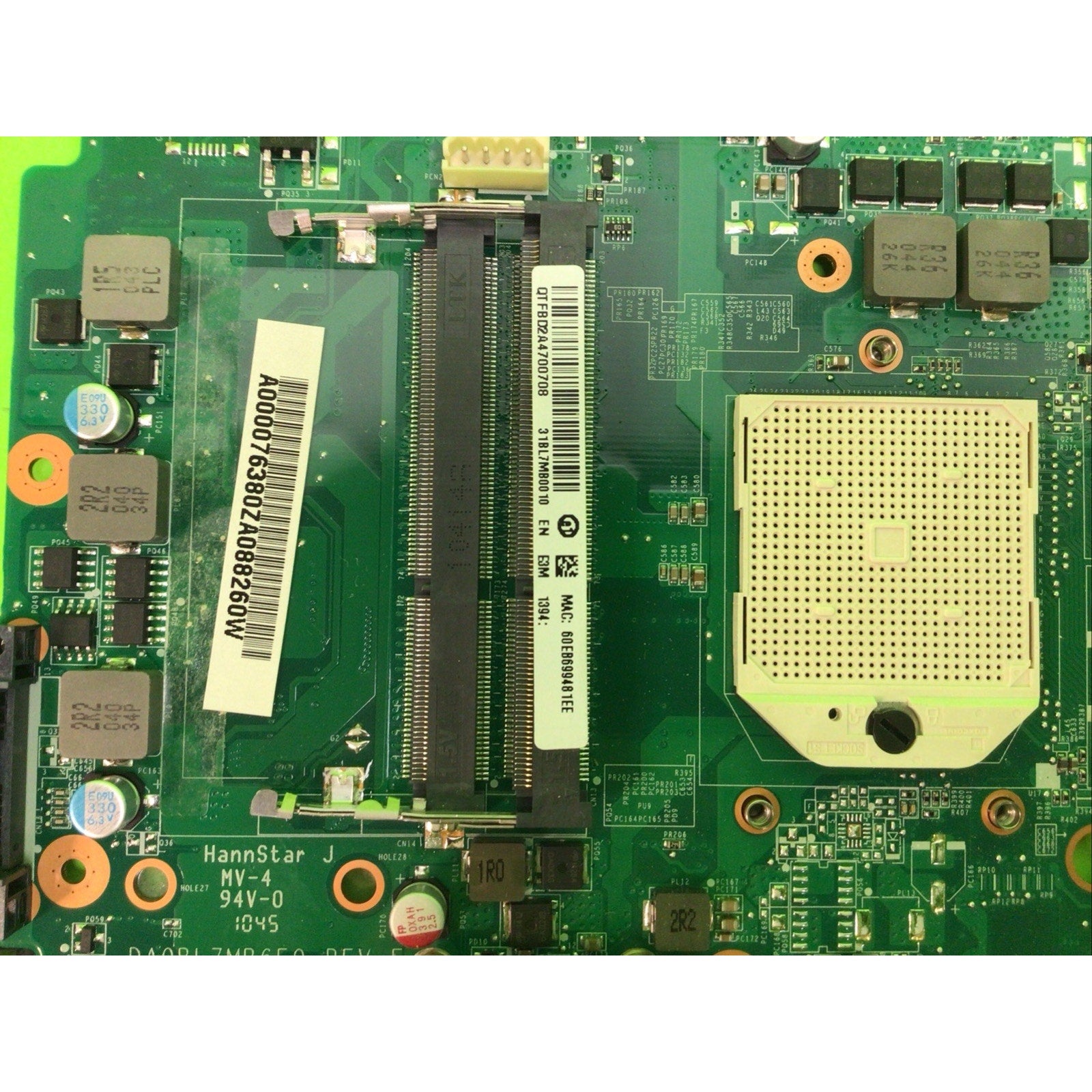 Toshiba Satellite L655 Series A000076380 QTFBD2A4700708 DA0BL7MB6E0