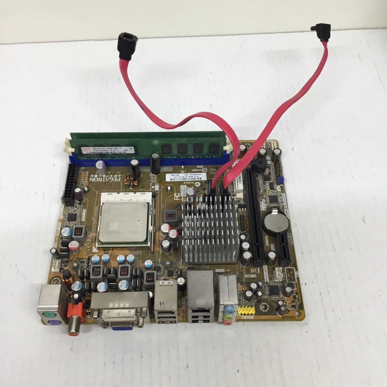 HP 466759-001 REV D02 APX78-BN W/ AMD Athlon 64 X2 & 4GB Ram No IO Shield