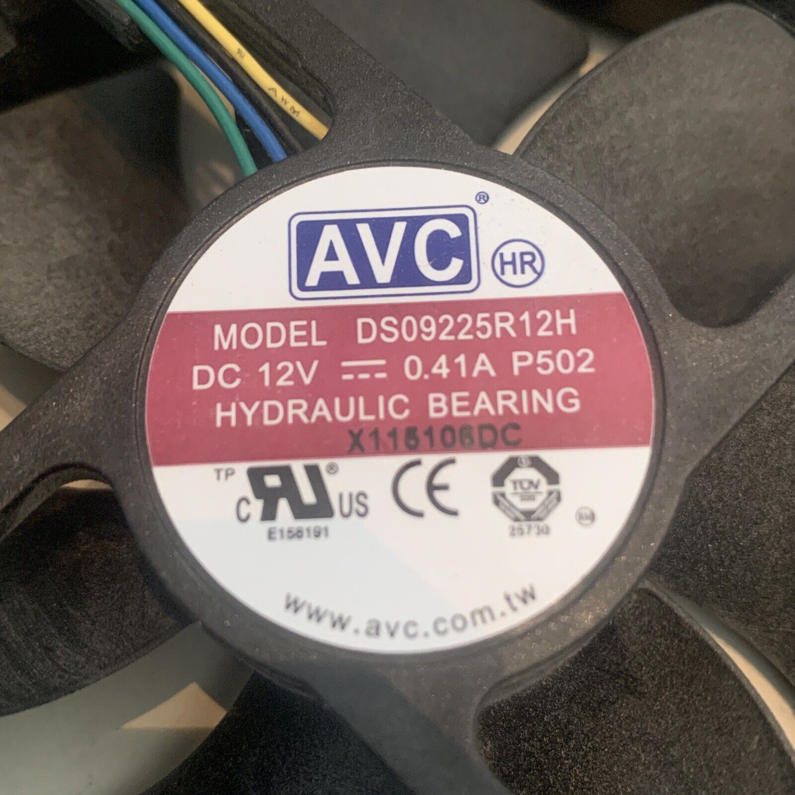 HP AVC ProDesk 400 MT G3 12V Case Cooling Fan 92 x 25 DS09225R12H Quick Ship