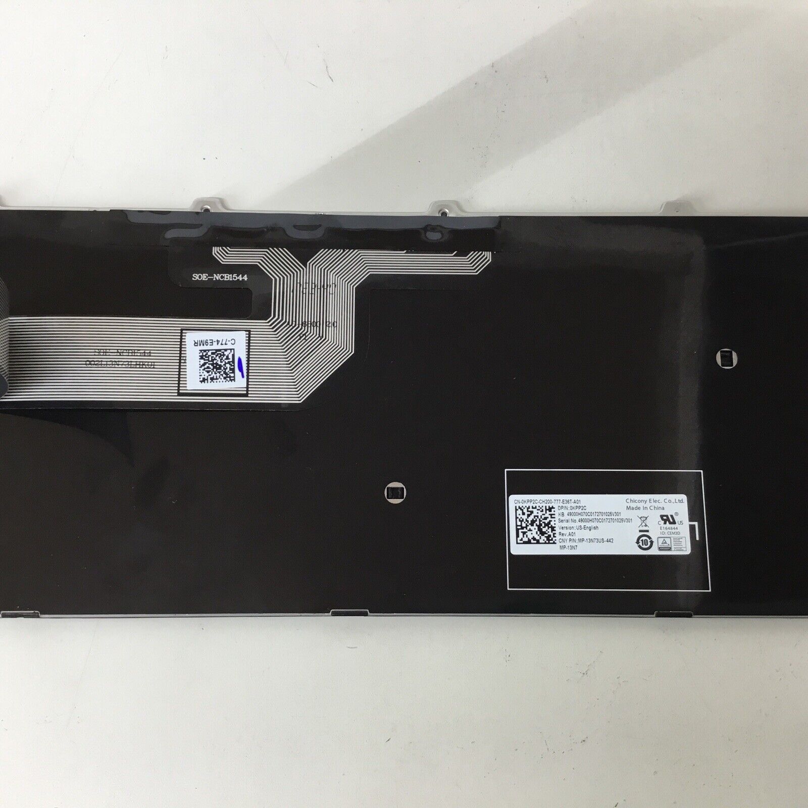 Dell Inspiron Genuine Laptop US Keyboard KPP2C 0KPP2C