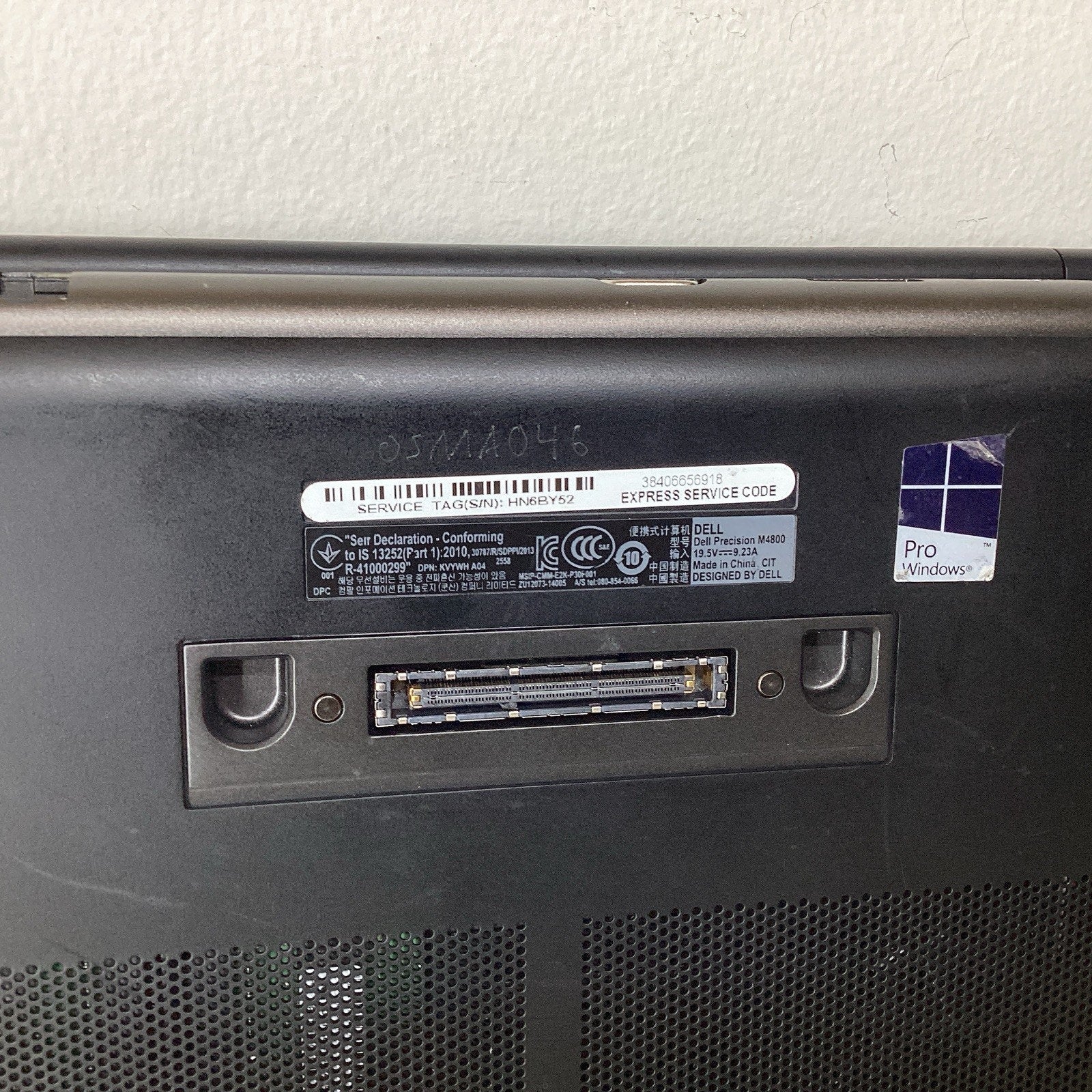 Dell Precision M4800 15.6" Laptop Intel i7-4710MQ 2.50GHz 8GB RAM W10 Pro