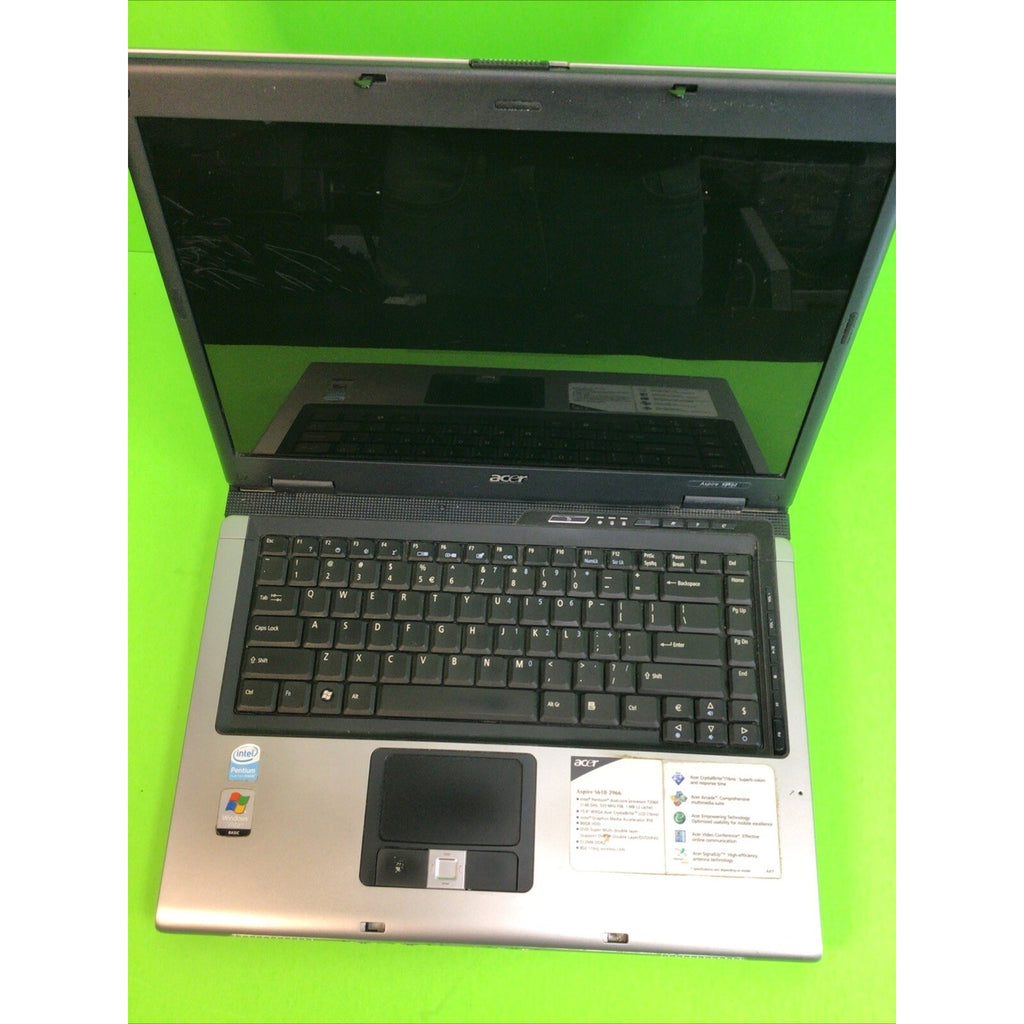 Acer Aspire 5610Z Intel T2060 2GB RAM NO HDD FOR PARTS or REPAIR