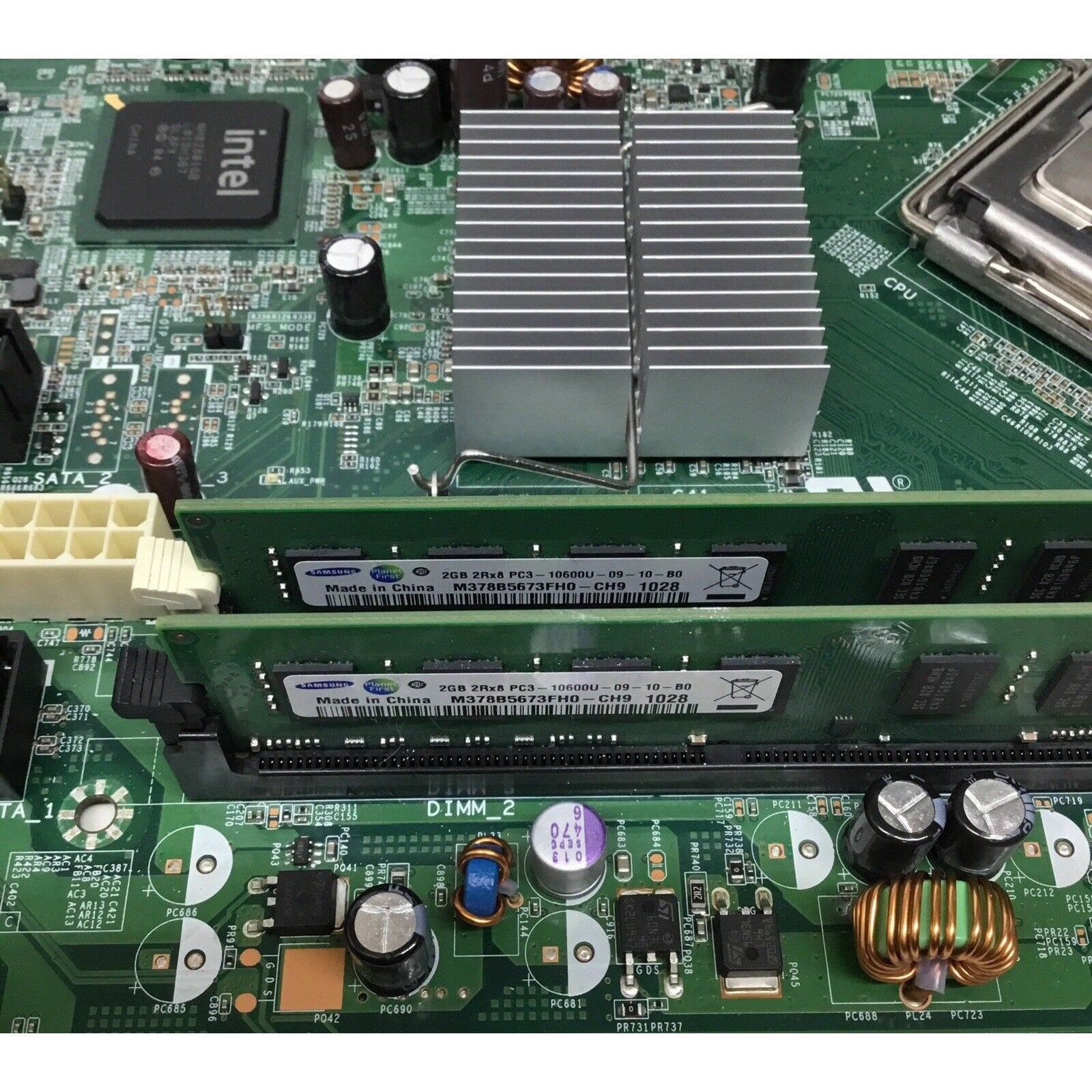 Genuine Dell Optiplex 380 SFF System Motherboard 1TKCC 01TKCC W/ CPU & Ram