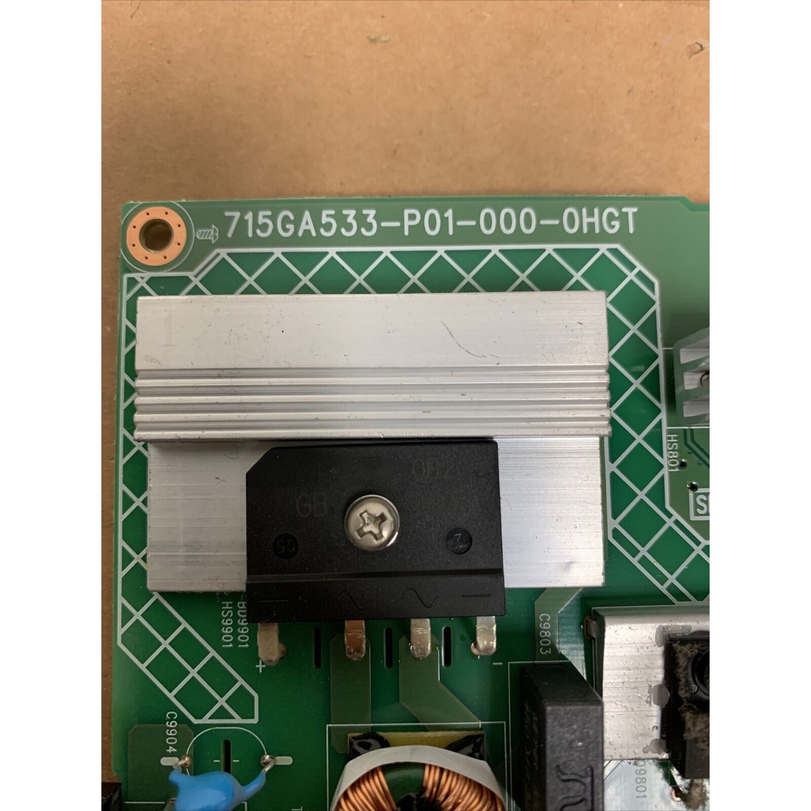 DELL S3220DGF MONITOR POWER SUPPLY BOARD 715GA533-P01-000-0HGT - Tested Working