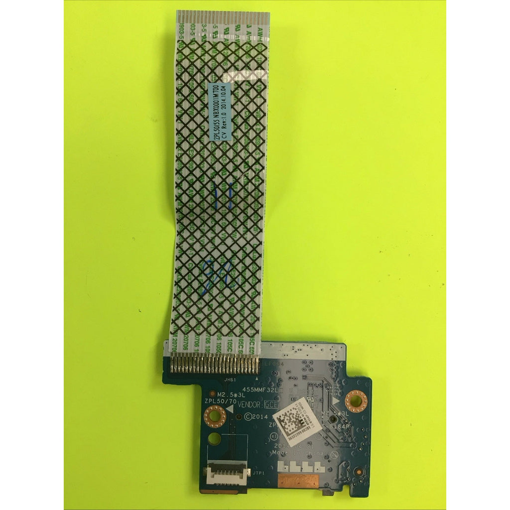 HP ProBook 450 G2 LS-B184P Card Reader I/O Board with Flex Cable