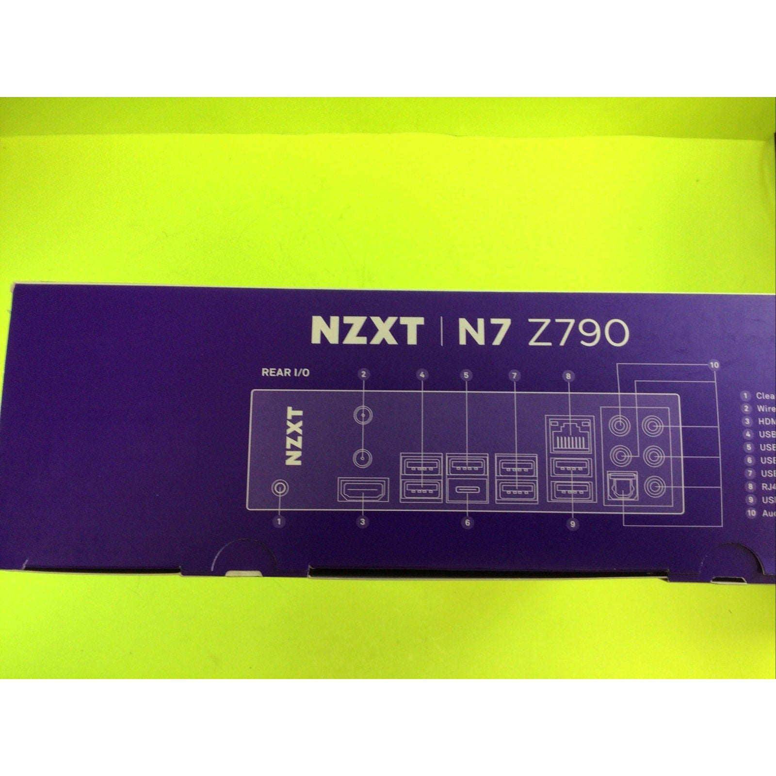 NZXT N7 Z790 ATX Motherboard BOX ONLY