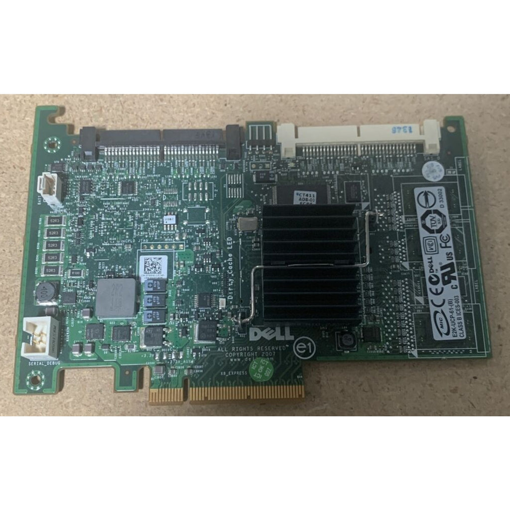 Dell 0T954J PowerEdge PERC 6i RAID Controller Card T954J