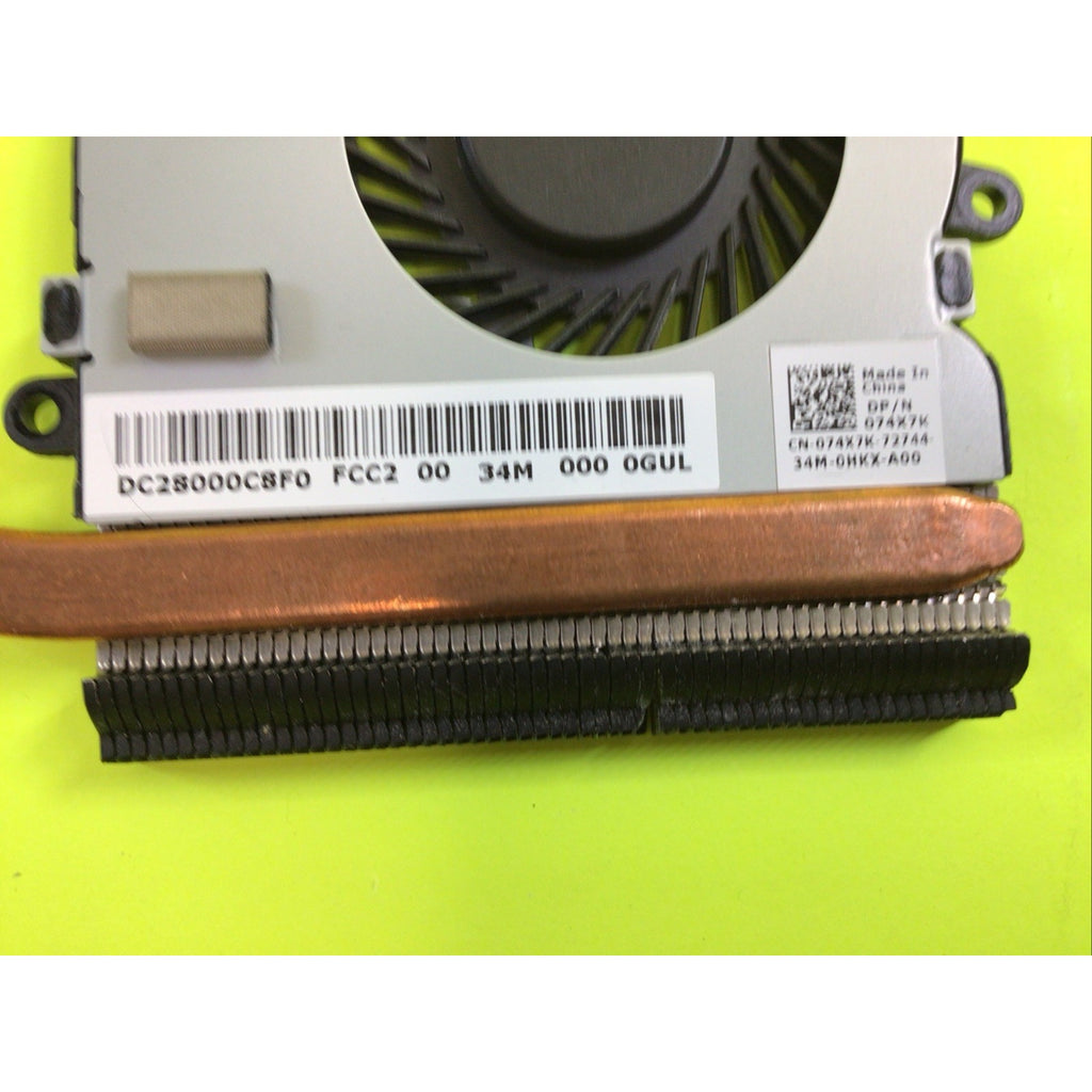 Dell Inspiron 15 3521 CPU Cooling Fan and Heatsink 07H5H9