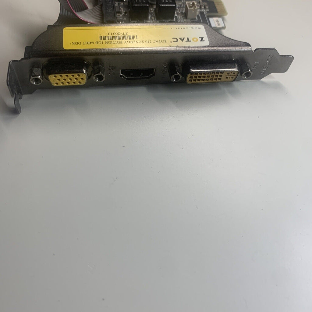 ZOTAC G210 1GB 64BIT DDR3 ZT-20313 GRAPHICS CARD